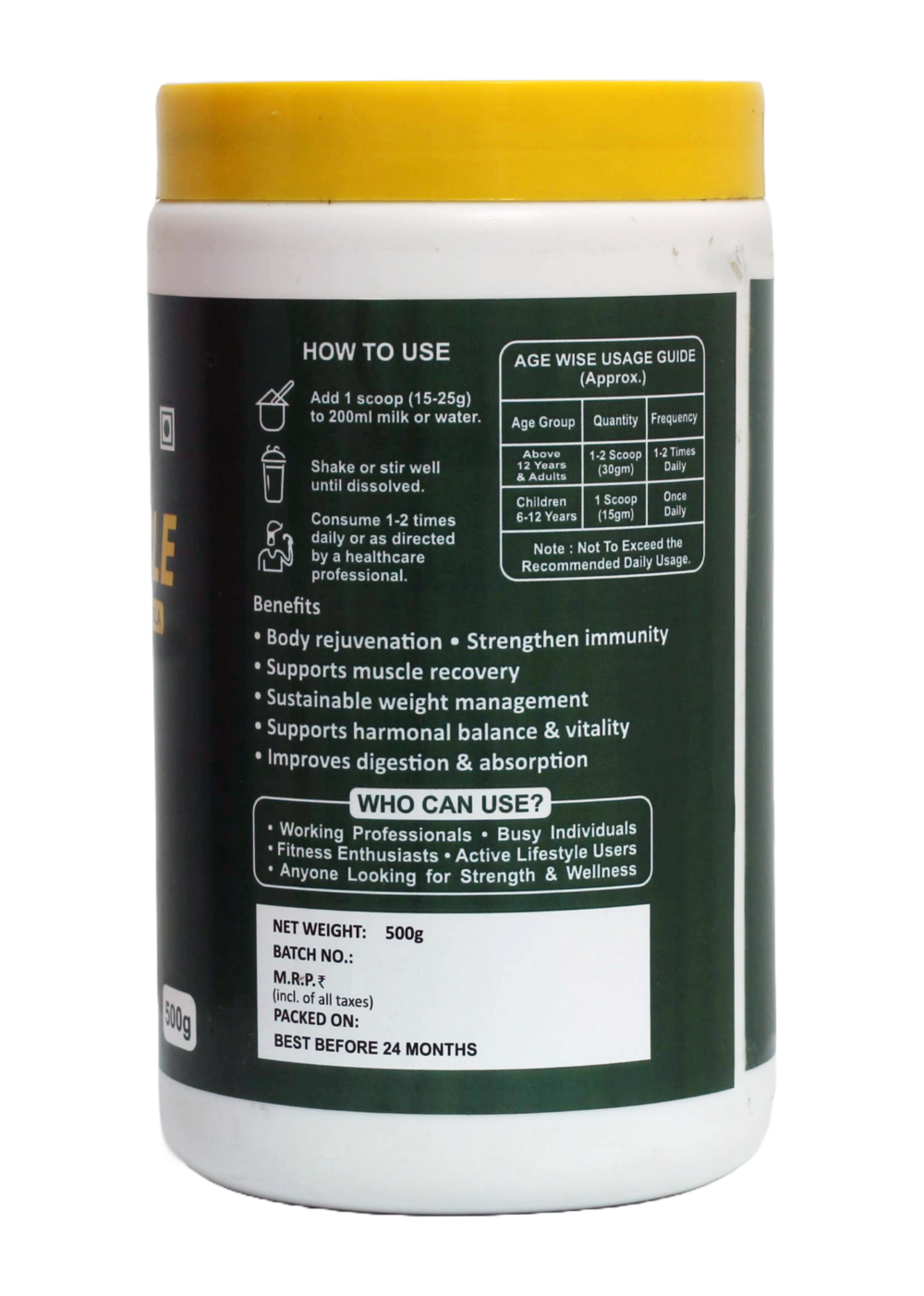 PROTIEN POWDER BANANA-500GM