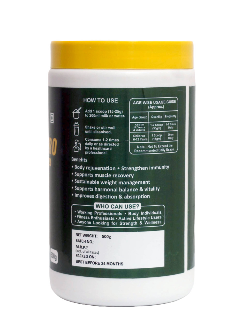 PINEAPPLE PROTIEN POWDER- 500GM